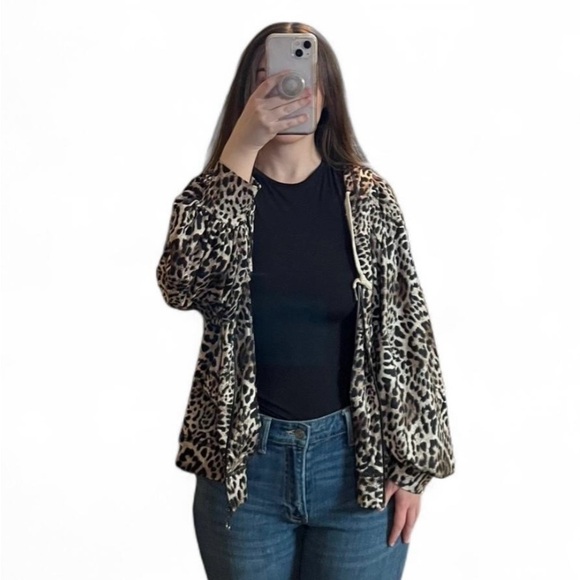 Love Riche Animal Print boutique Hoodie size small - Picture 3 of 8